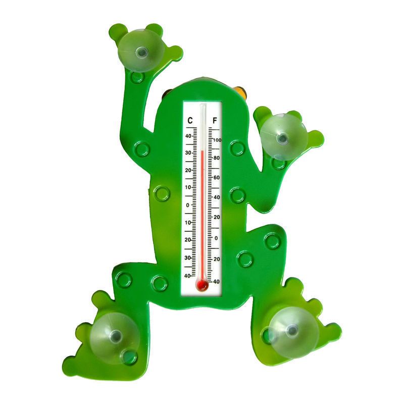   Creek Indoor Outdoor Frog Designed Window Thermometer 5020  
