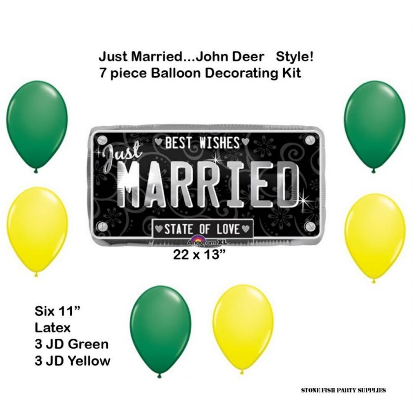 John Deere like Bridal Wedding Shower Just Married  
