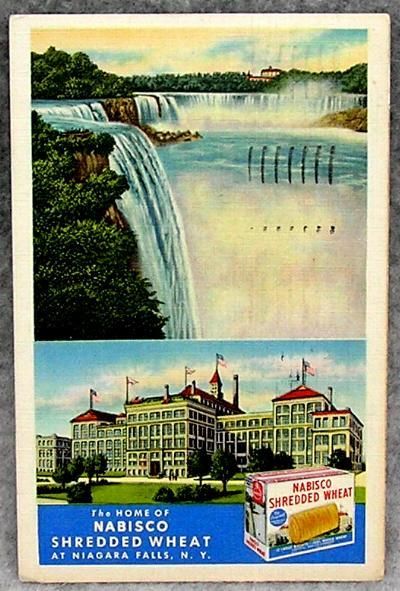 Nabisco Shredded Wheat Plant Niagara Falls 1949 PC `  