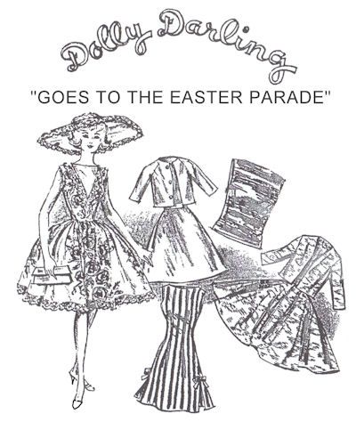 Dolly Darling Easter Parade Pattern For Vintage Barbie  