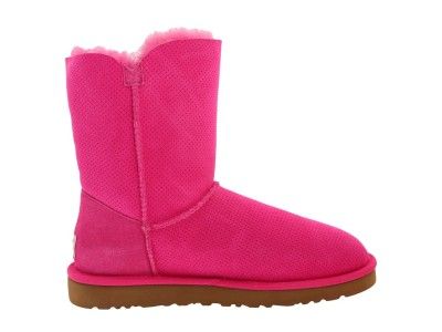 Ugg Bailey FRUIT PUNCH Button Perf Boots Size 7 (Order one size down 