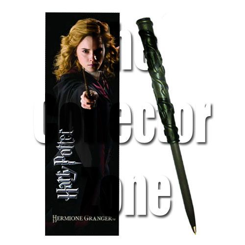 Harry Potter Hermione Granger Wand Pen and Bookmark Gift Set  