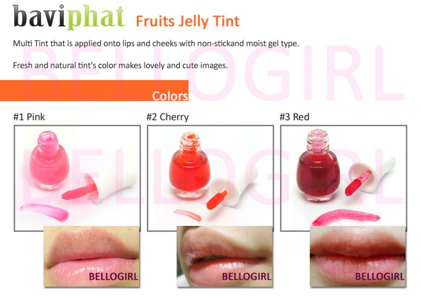 Baviphat Fruits Jelly Lip & Cheek Tint SET BELLOGIRL  