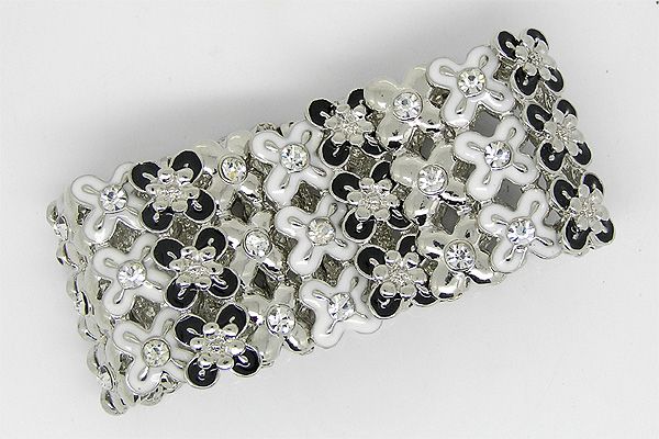Elegant Bracelet Bangle Cuff W swarovski crystal B269  