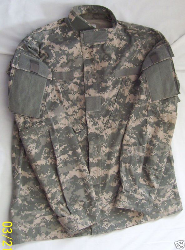   Combat Uniform Shirt Coat Small Regular Military Issue 50/50  