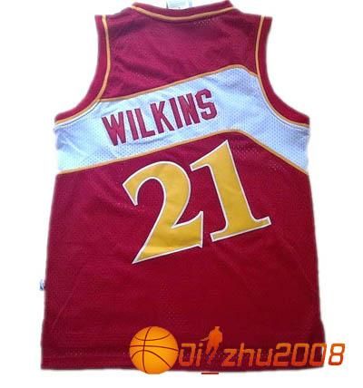 Dominique Wilkins Hawks #21 Swingman Throwback Jersey  